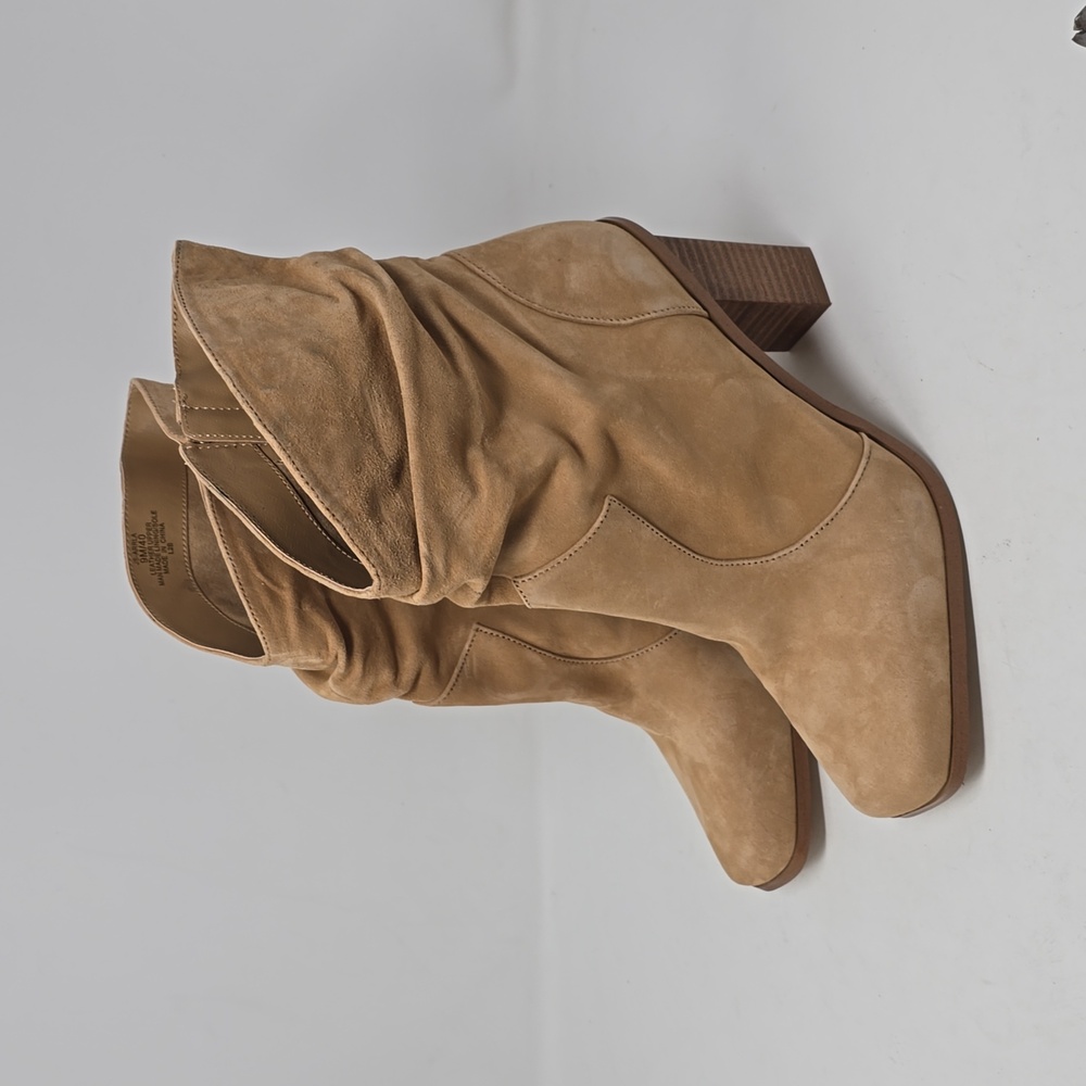 Jessica Simpson Arrla Slouchy Booties Camel Color Size 9